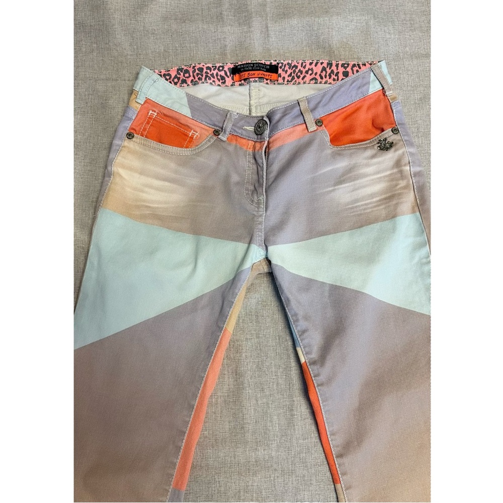 Scotch & Soda Multicolor Patchwork Skinny Jeans - Picture 2 of 10